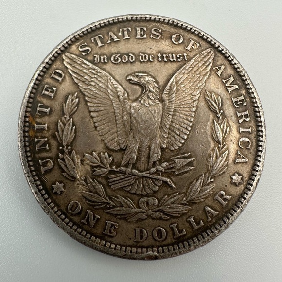 1897 Morgan Silver Dollar – 90% Silver – Philadelphia Mint – Vintage U.S. Coin - Picture 11 of 12